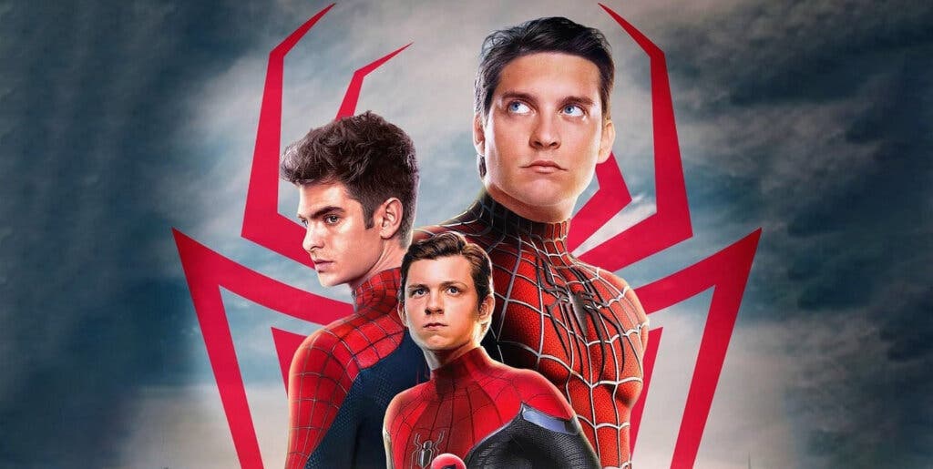 Los tres Spider-Man, juntos: Andrew Garfield, Tobey Maguire y Tom Holland