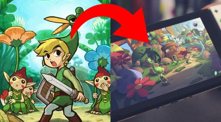 Imagen de Así sería una secuela de The Legend of Zelda: The Minish Cap para Switch; ¡flipa con este fan art!