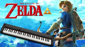 Imagen de Un músico dibuja los símbolos de The Legend of Zelda con... ¡Su piano electrónico!