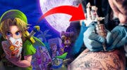 Imagen de Zelda: Majora's Mask protagoniza este alucinante tatuaje que todo fan de la saga querría tener