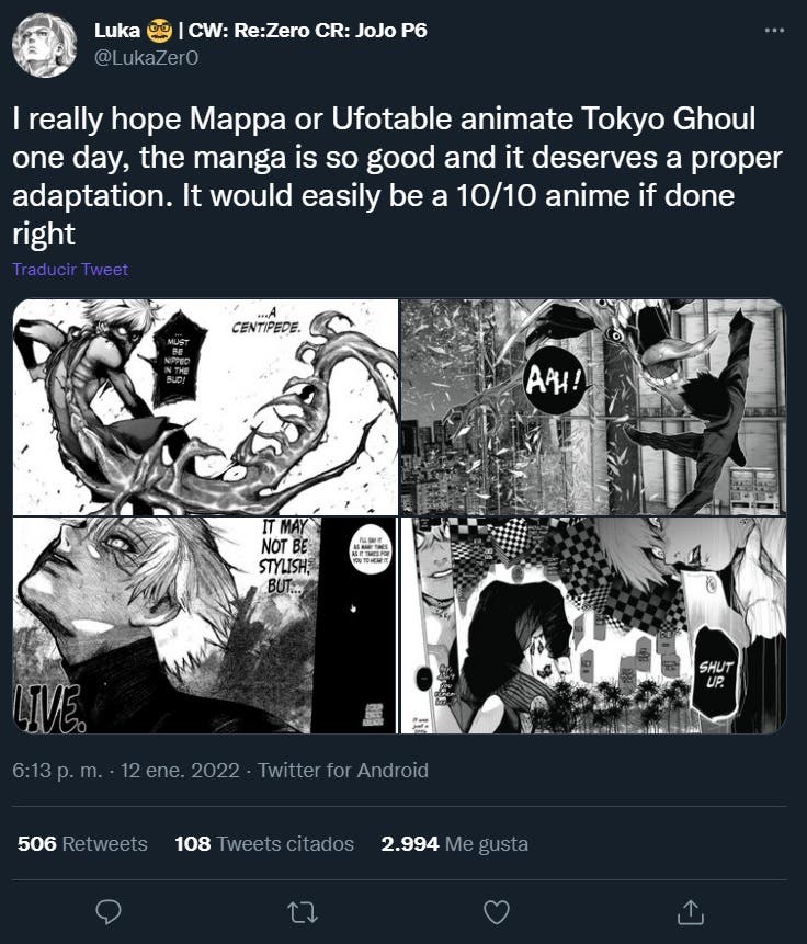 Tokyo Ghoul Fans Want Anime Reboot From Mappa And Ufotable