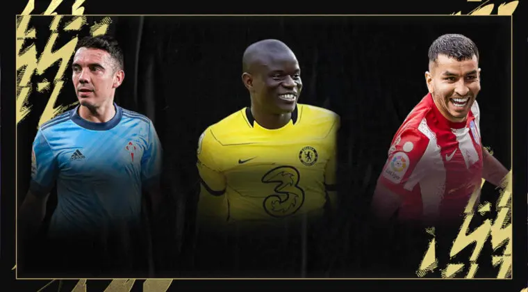 Imagen de FIFA 22: El TOTW 16 incluye bastantes cartas de la Liga Santander y es liderado por Kanté (Equipo de la Semana)