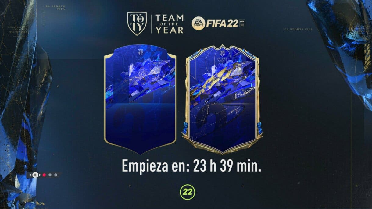 FIFA 22: confirmado que contaremos con dos versiones especiales distintas durante el TOTY Ultimate Team