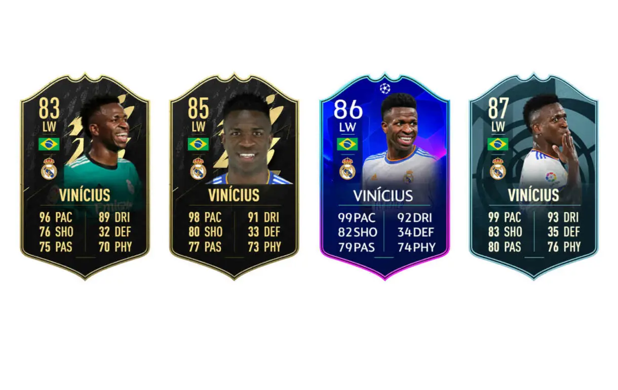 FIFA 22: filtrado el segundo equipo Headliners de Ultimate Team cartas especiales de Vinícius Júnior