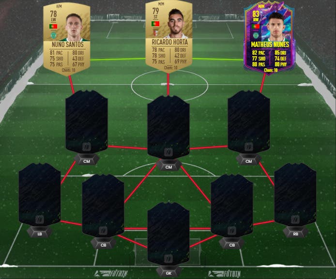 Matheus Nunes Future Stars Card Objectives - FIFA 22 