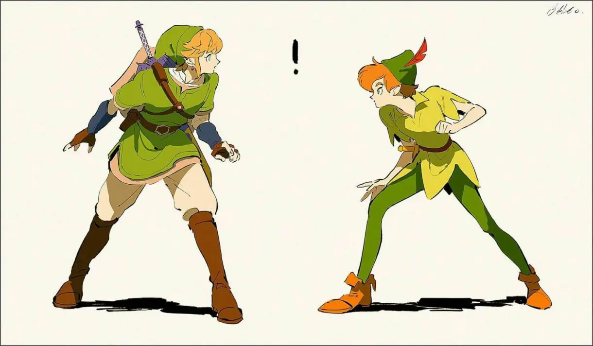 Zelda inspirado en Peter Pan