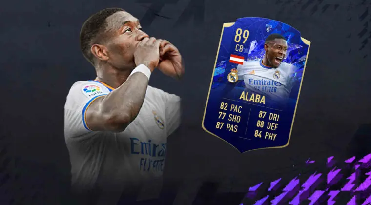 Imagen de FIFA 22: ¿Muy asequible y competitivo? Review de Alaba TOTY Honorífico
