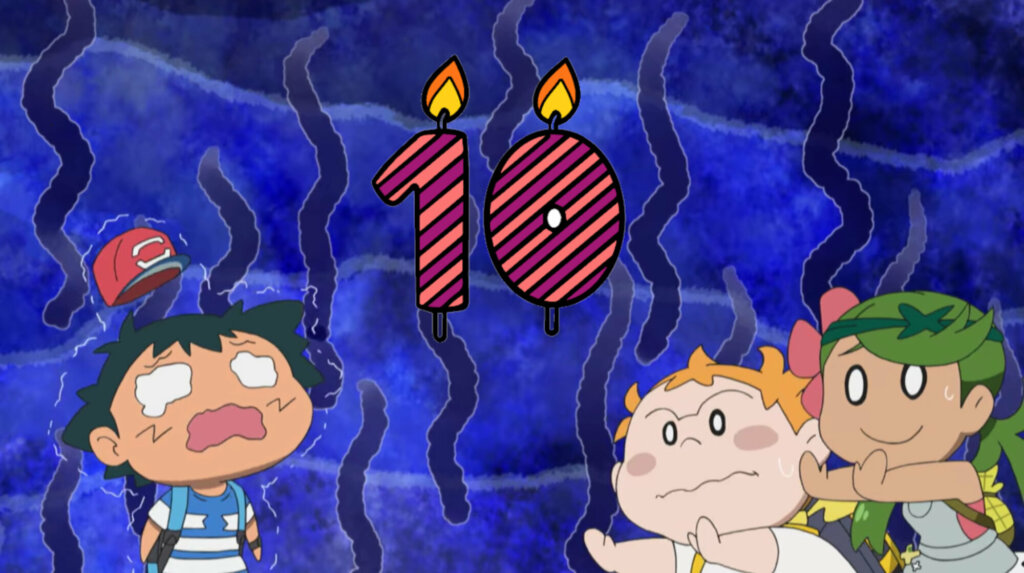anime de Pokemon Ash 10 años