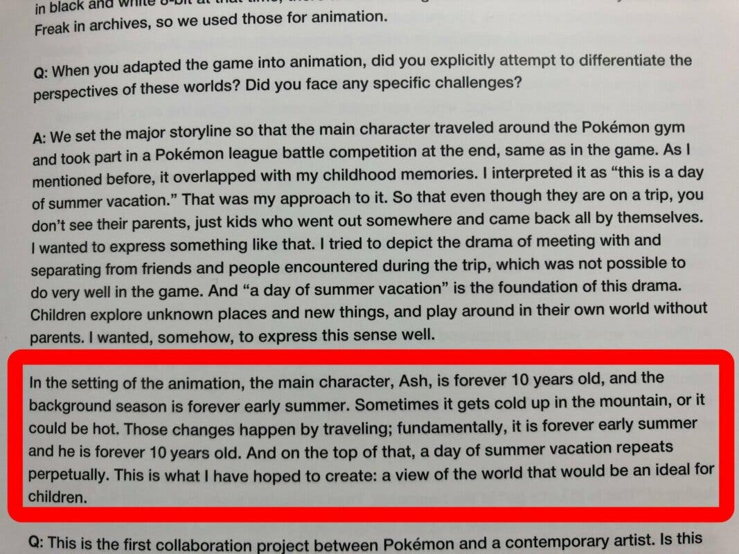 anime de Pokemon declaraciones supervisor creativo
