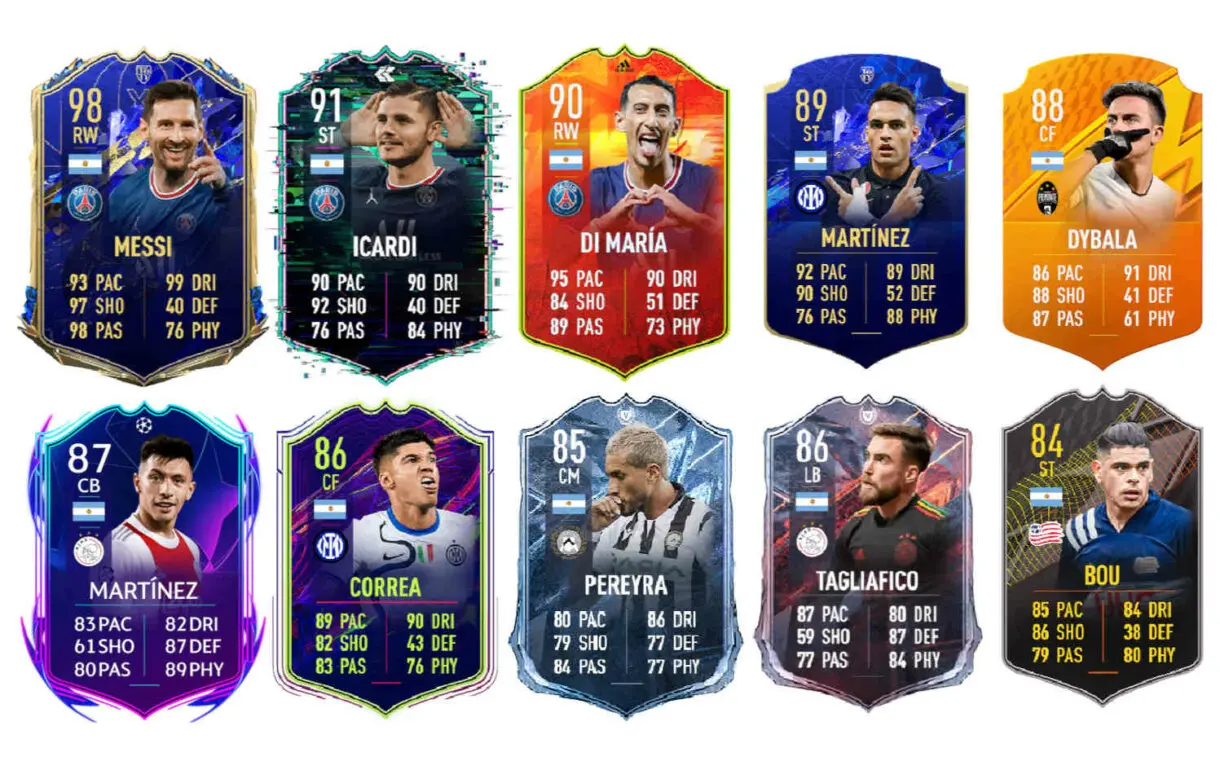 Links naranjas Alejandro Gómez RTTF FIFA 22 Ultimate Team