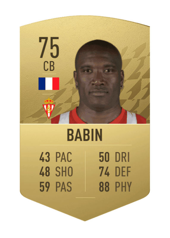 Carta Babin oro no único FIFA 22 Ultimate Team