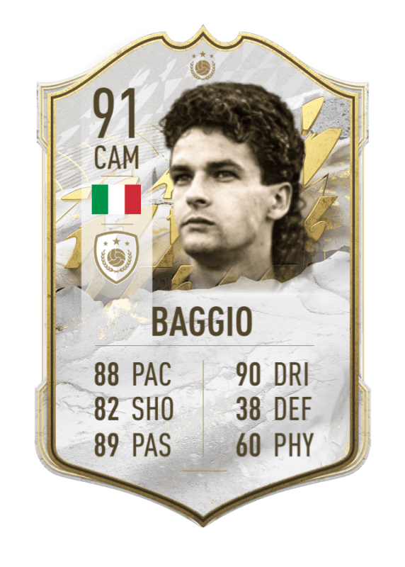 Carta Baggio Icono Medio FIFA 22 Ultimate Team