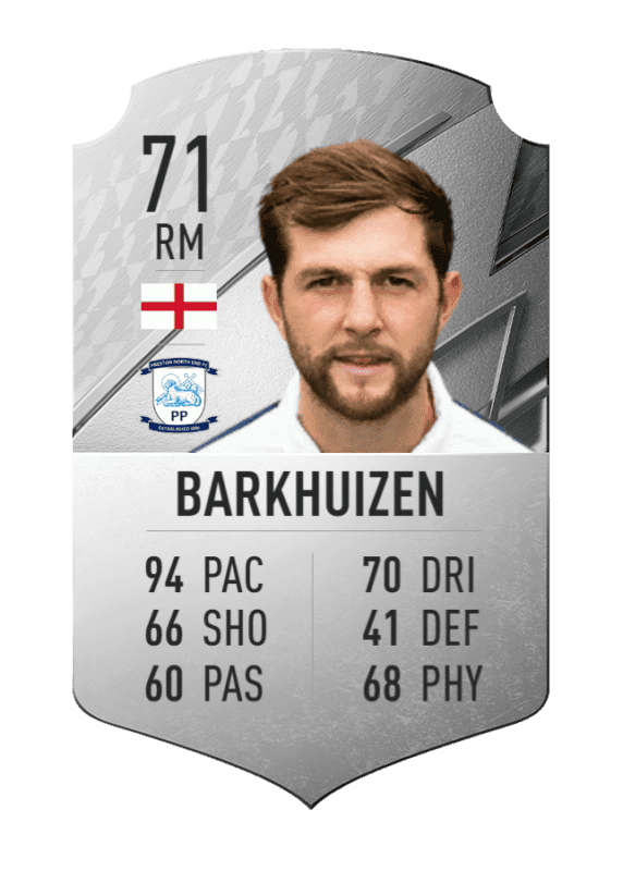 Carta Barkhuizen plata único FIFA 22 Ultimate Team