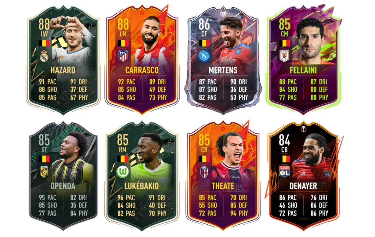 Links naranjas Origi Showdown FIFA 22 Ultimate Team