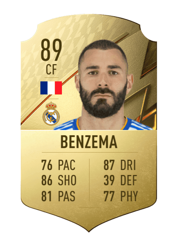 Carta Benzema FIFA 22 Ultimate Team
