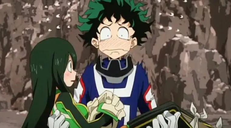 Imagen de Boku no Hero Academia: Un artista imagina cómo sería Deku con los poderes de Froppy