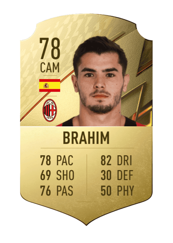 Carta Brahim oro único FIFA 22 Ultimate Team