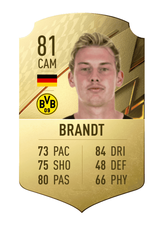 Carta Brandt oro único FIFA 22 Ultimate Team