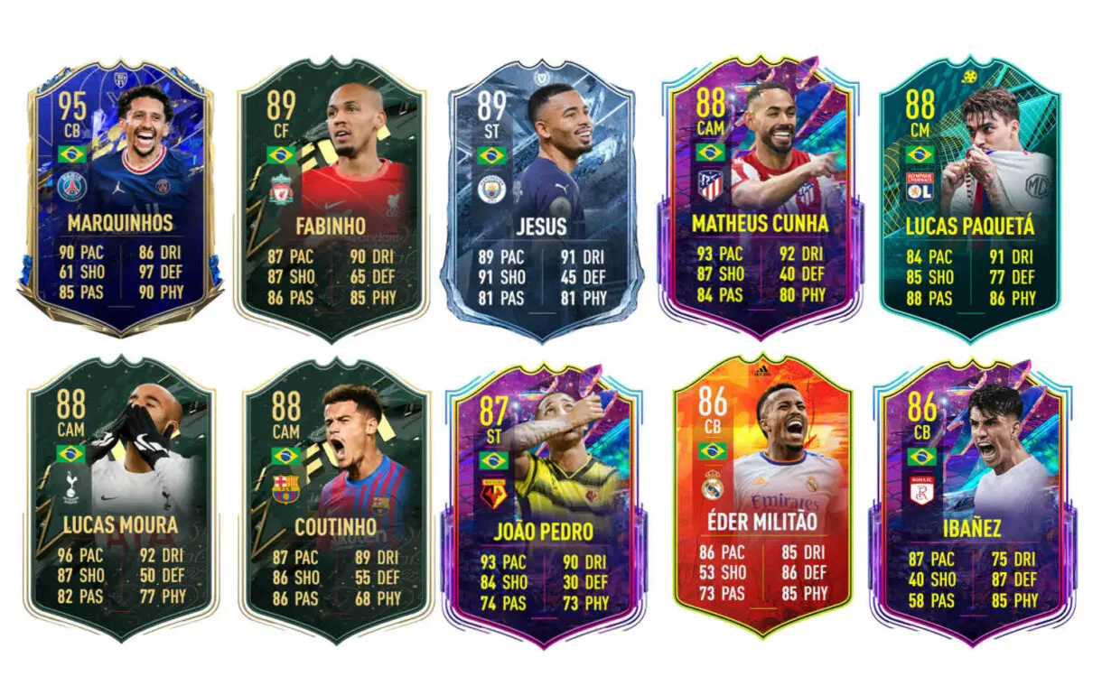 Links verdes Garrincha Icono Prime FIFA 22 Ultimate Team
