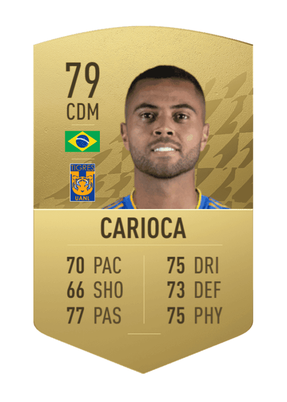 Carta oro no único Carioca FIFA 22 Ultimate Team