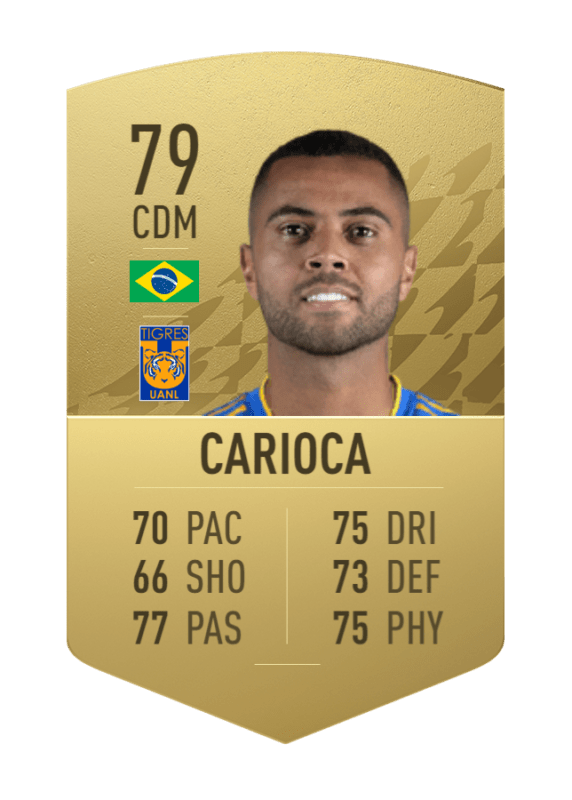 Carta oro no único Carioca FIFA 22 Ultimate Team
