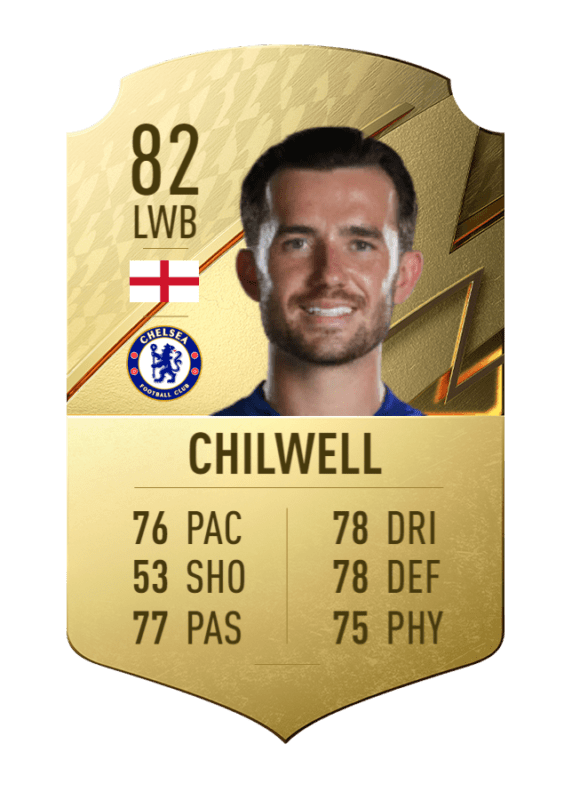 Carta Chilwell oro único FIFA 22 Ultimate Team