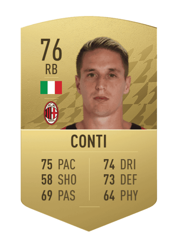 Carta Conti oro no único FIFA 22 Ultimate Team