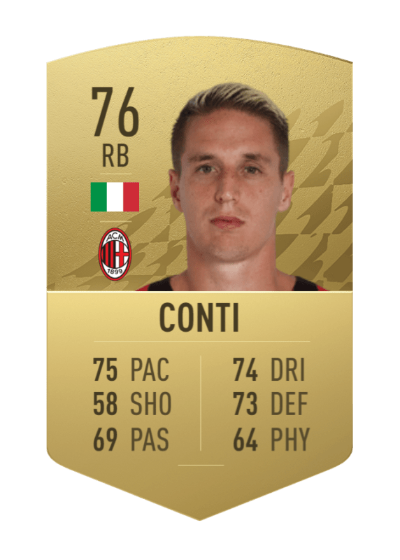 Carta Conti oro no único FIFA 22 Ultimate Team
