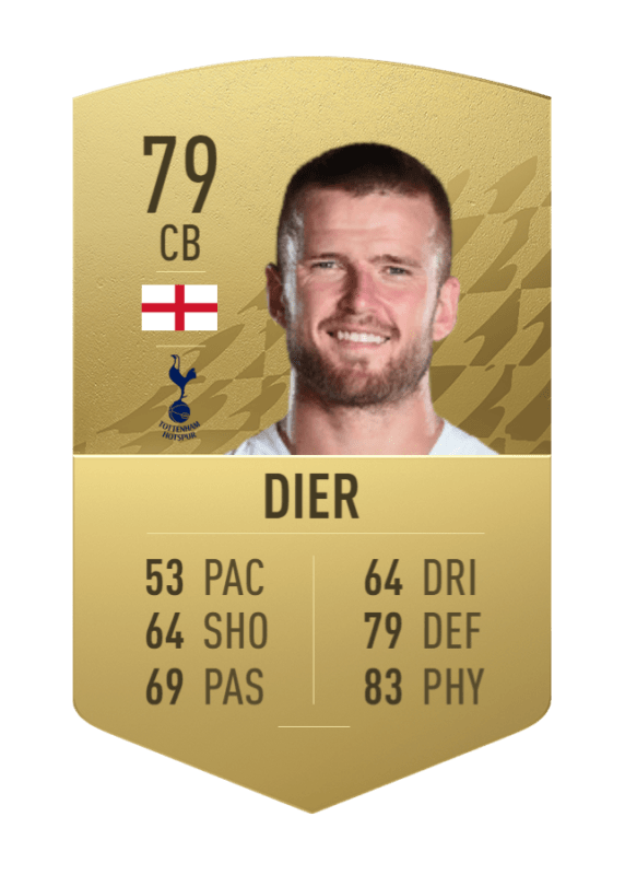 Carta oro único Dier FIFA 22 Ultimate Team