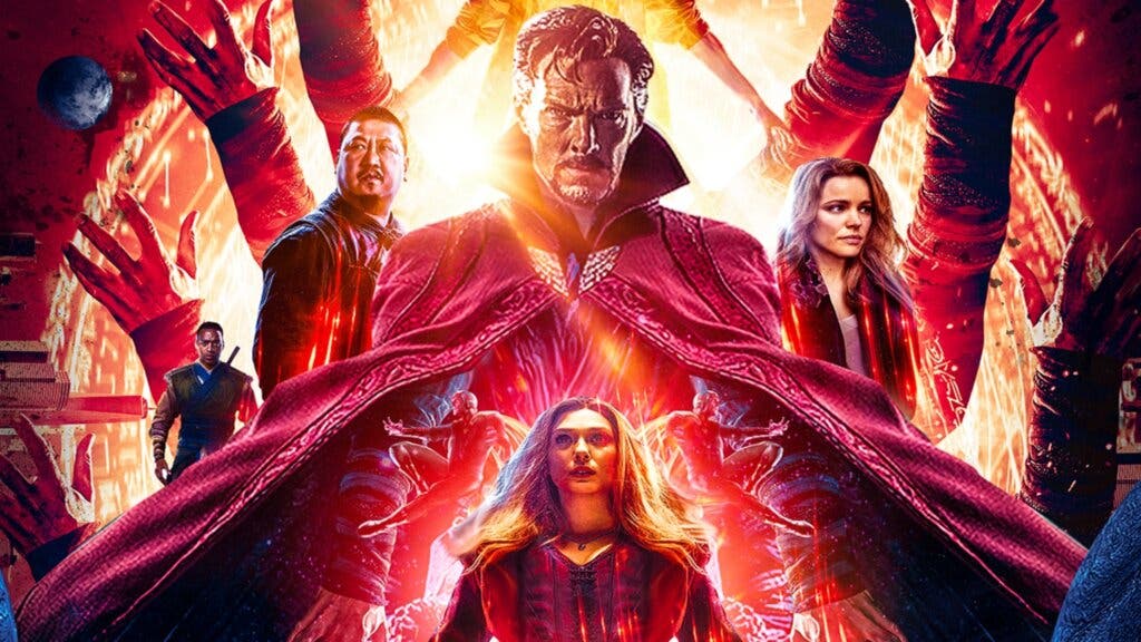Doctor Strange junto a Wanda en un póster oficial de la película