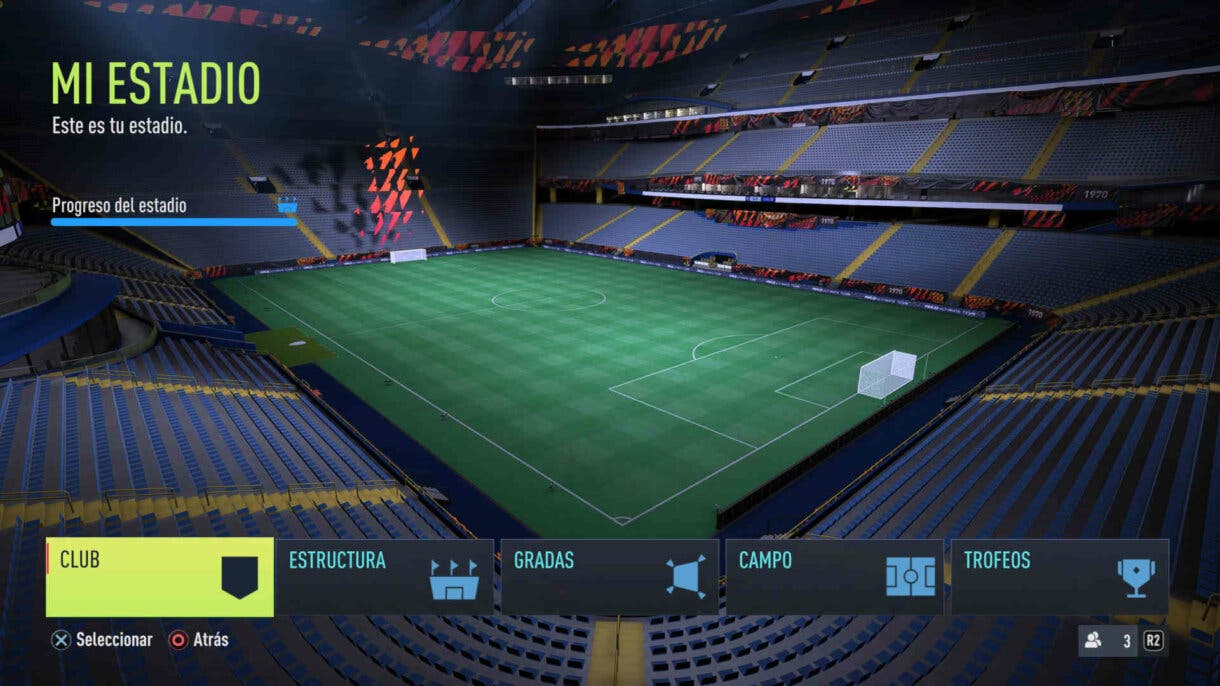 Editor estadio Ultimate Team FIFA 22 (imagen general)
