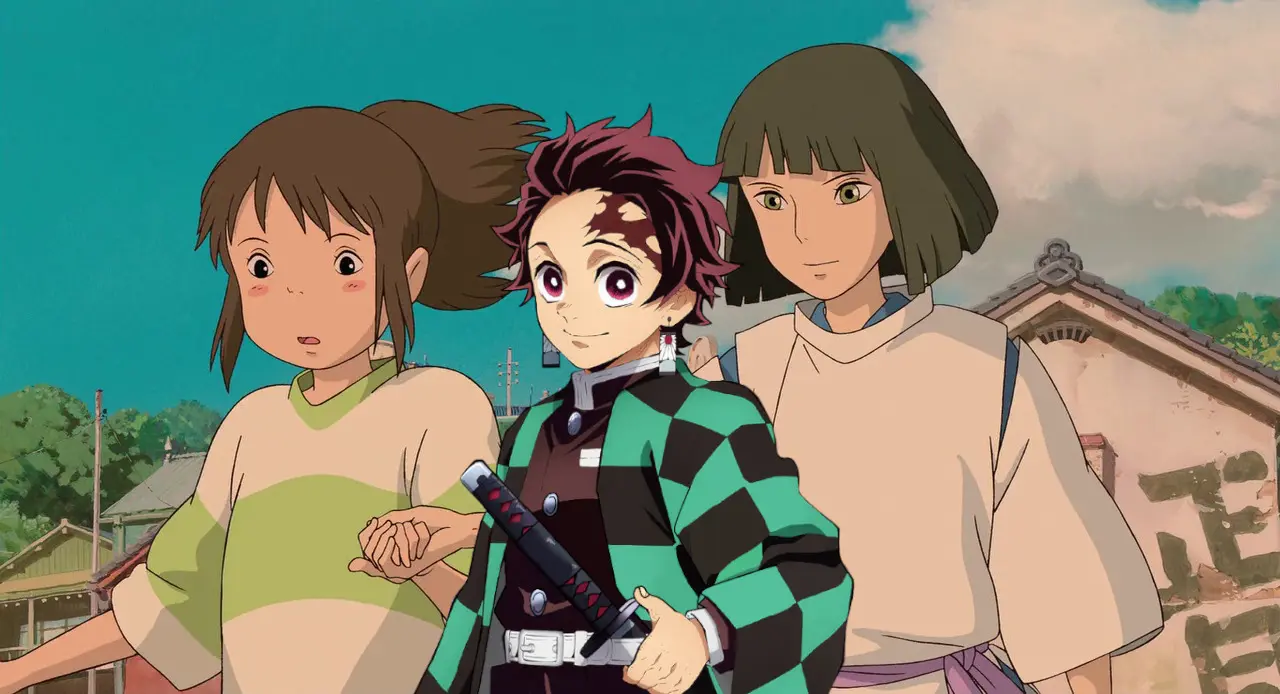 El viaje de Chihiro Studio Ghibli Tanjiro Kimetsu no Yaiba