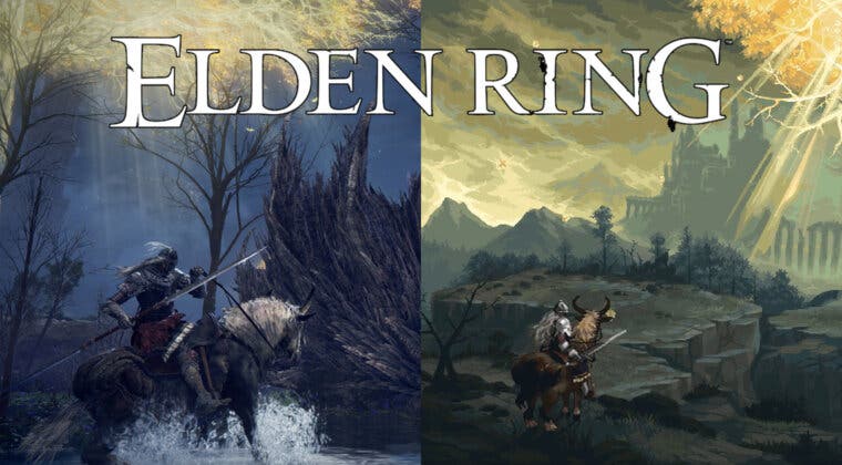 Imagen de Fan de Elden Ring crea una pantalla de carga estilo píxel del juego; esto es hipnótico