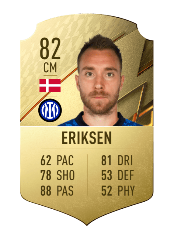 Carta Eriksen oro único FIFA 22 Ultimate Team