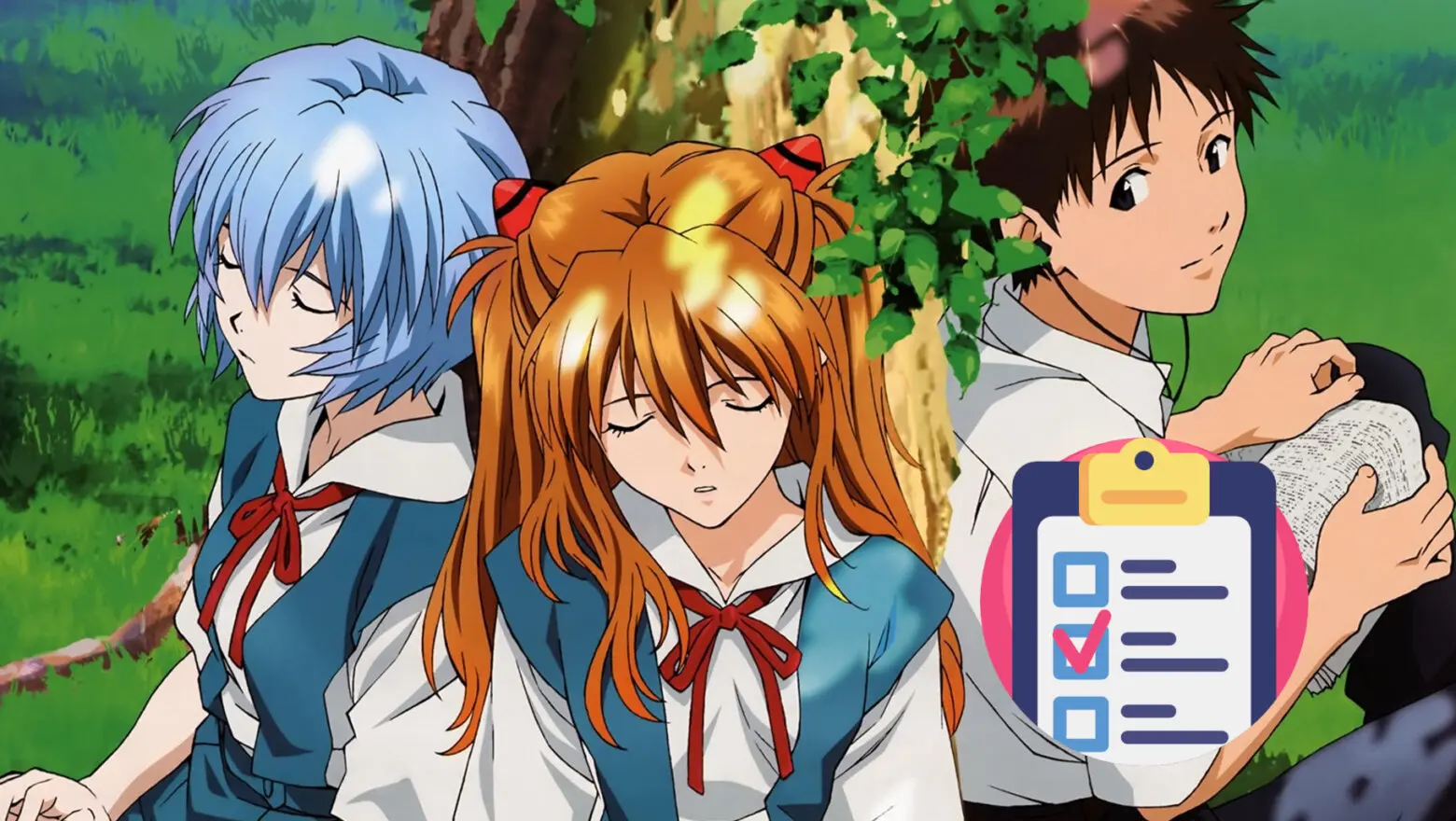 Evangelion Rei Asuka Shinji