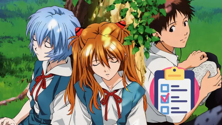 Evangelion Rei Asuka Shinji