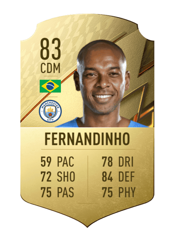 Carta Fernandinho oro único FIFA 22 Ultimate Team