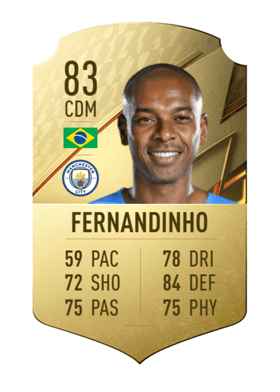 Carta Fernandinho oro único FIFA 22 Ultimate Team