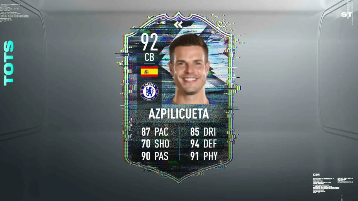 Cartas Flashback inventada Azpilicueta FIFA 21 Ultimate Team
