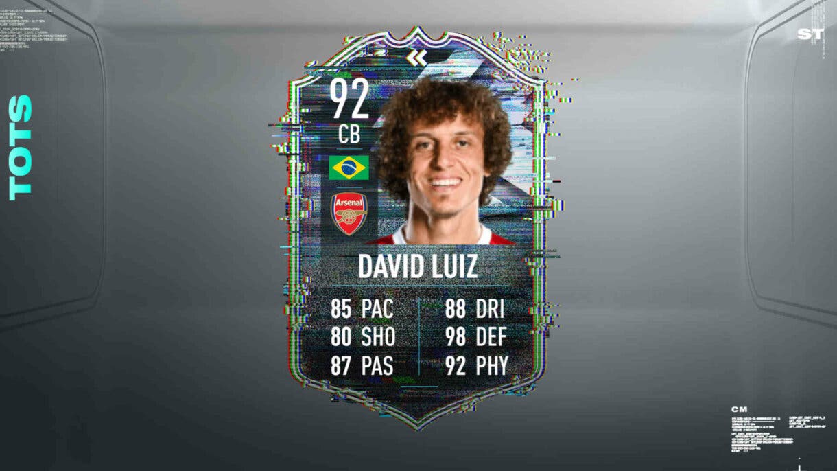 Cartas Flashback inventada David Luiz FIFA 21 Ultimate Team