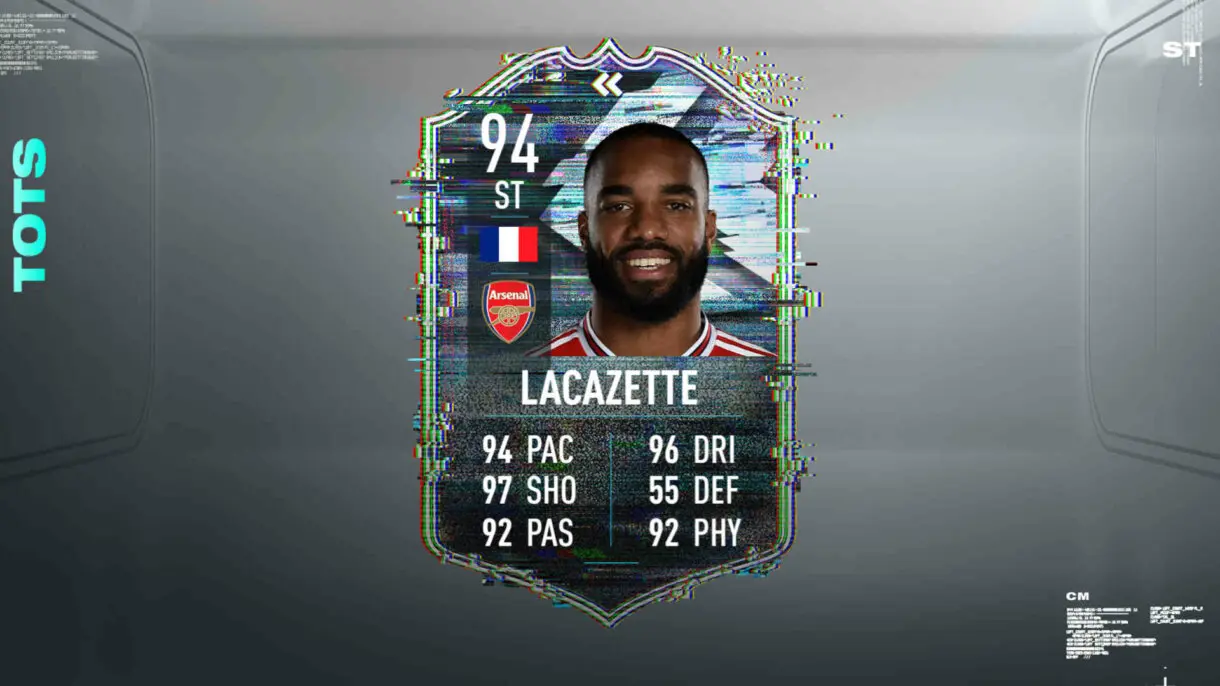 Cartas Flashback inventada Lacazette FIFA 21 Ultimate Team