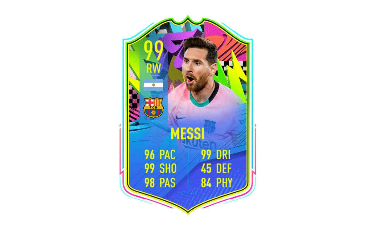 Carta Messi Summer Stars FIFA 21 Ultimate Team