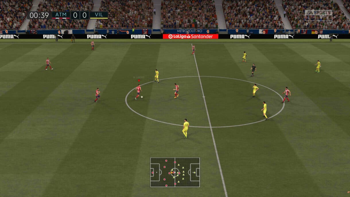 Mejores ajustes de cámara FIFA 21 Ultimate Team predeterminada