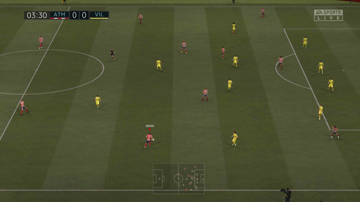 Mejores ajustes de cámara FIFA 21 Ultimate Team cooperativa variante 2