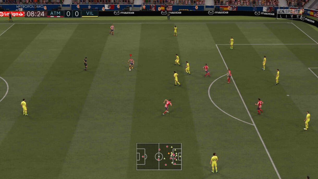 Mejores ajustes de cámara FIFA 21 Ultimate Team grúa variante 3