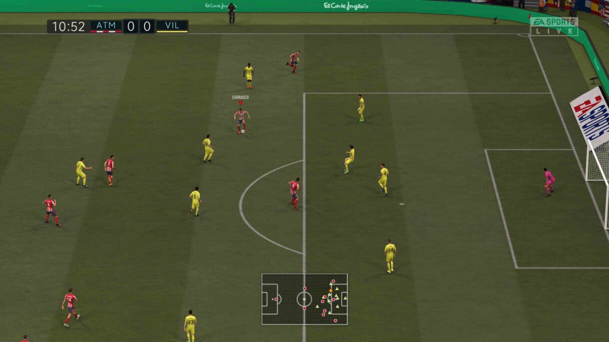 Mejores ajustes de cámara FIFA 21 Ultimate Team cámara larga
