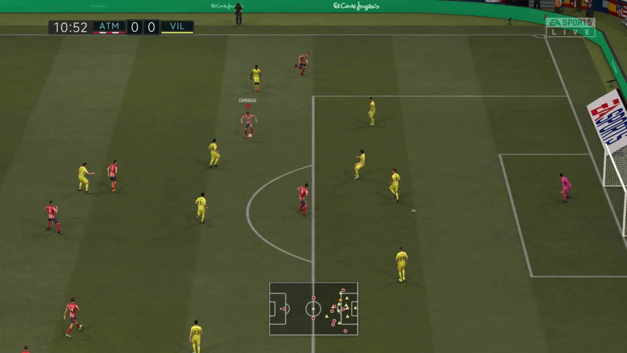 Mejores ajustes de cámara FIFA 21 Ultimate Team cámara larga