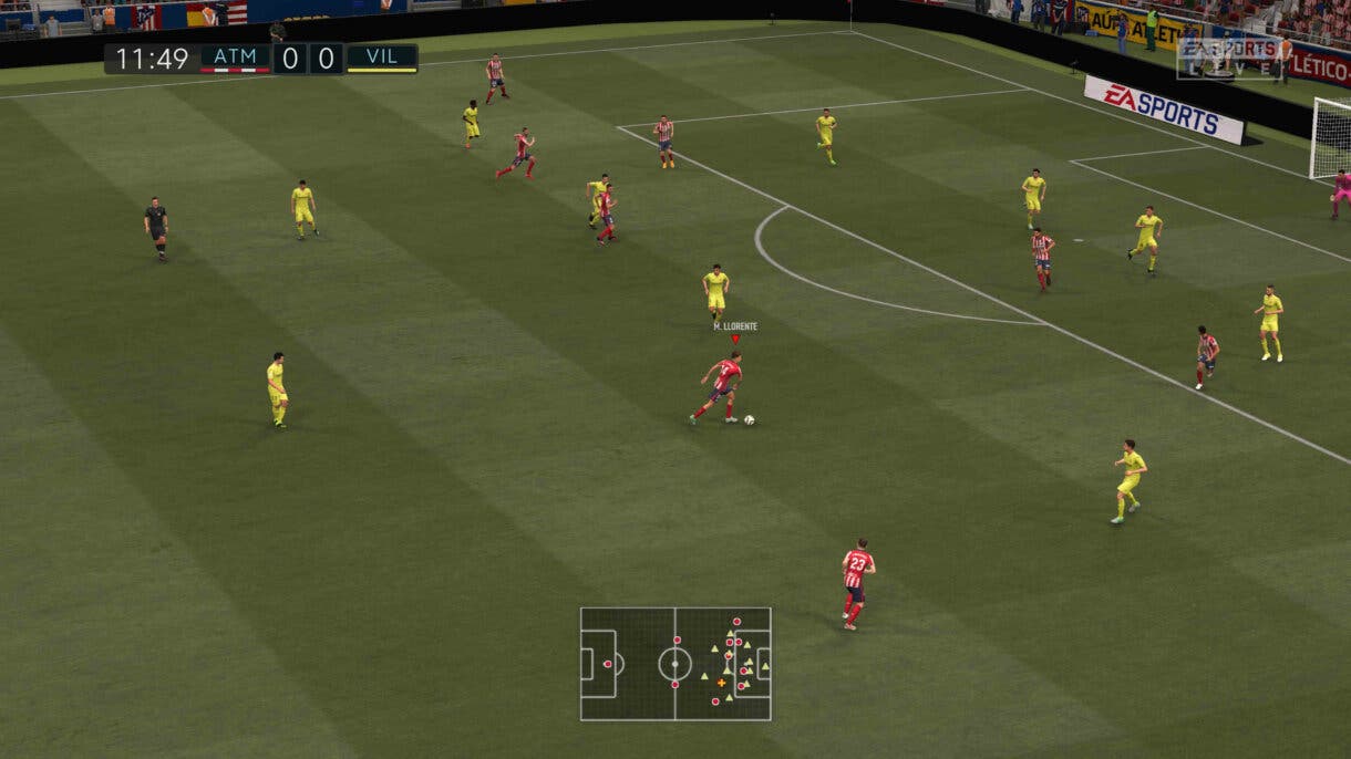 Mejores ajustes de cámara FIFA 21 Ultimate Team televisión