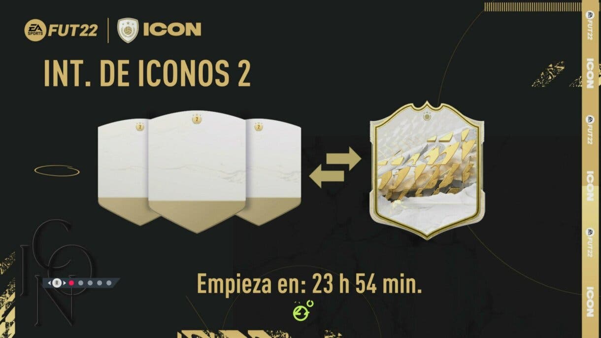 Pantalla de carga Icon Swaps segunda tanda FIFA 22 Ultimate Team