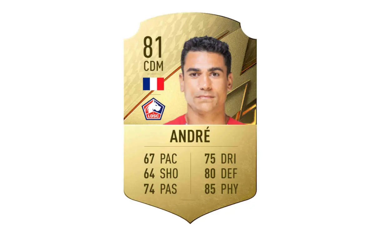 Carta oro Benjamin André FIFA 22 Ultimate Team